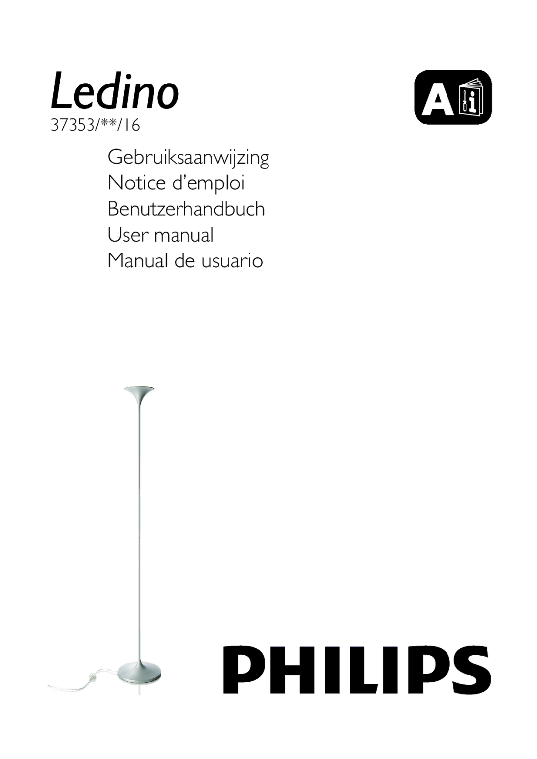 Philips 37353/31/16 user manual Ledino 