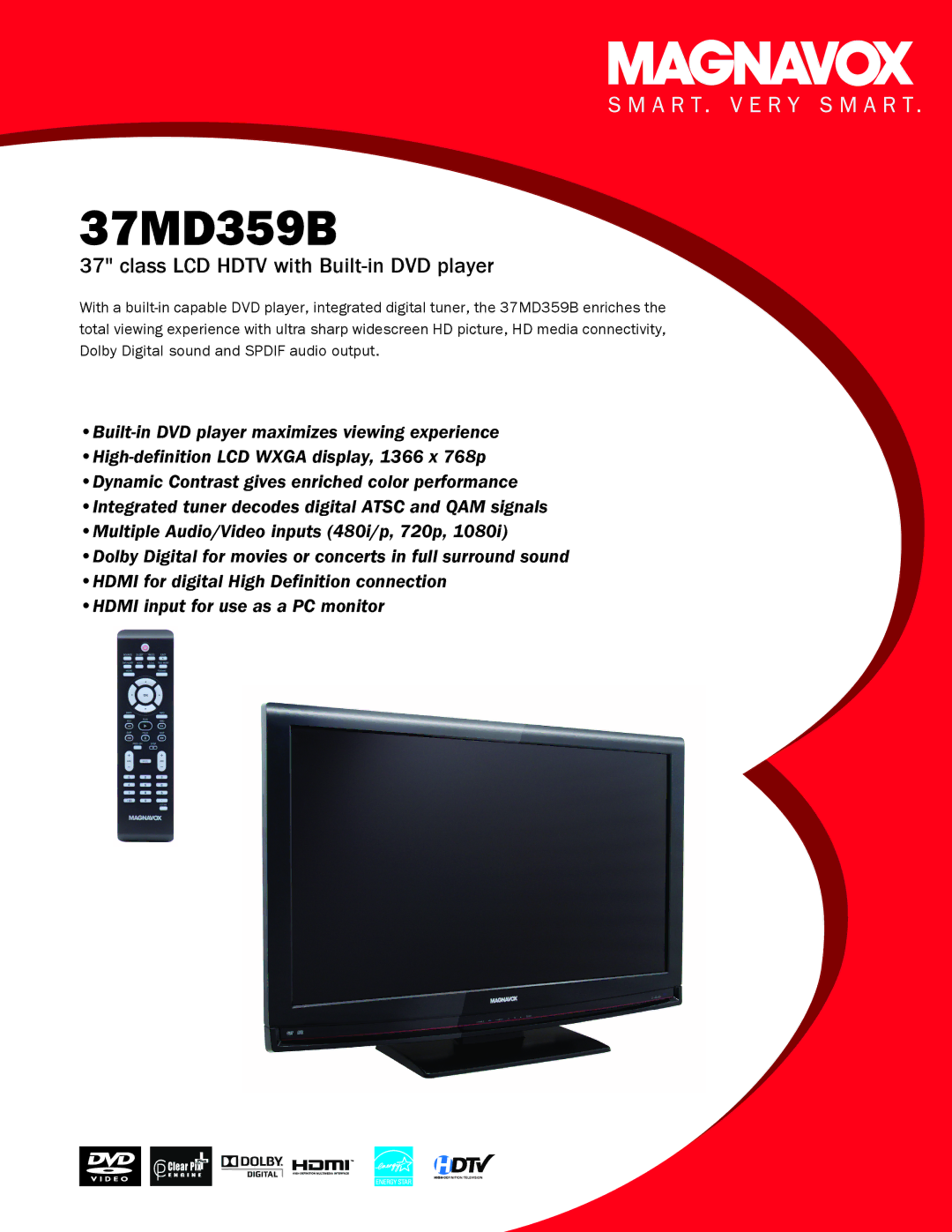 Philips 37MD359B/F7 manual 