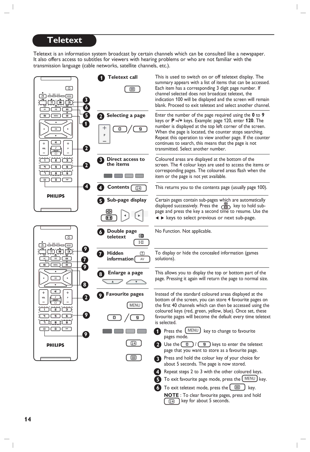 Philips 37PF5321, 42PF5321, 42PF5331 manual Teletext, Contents 