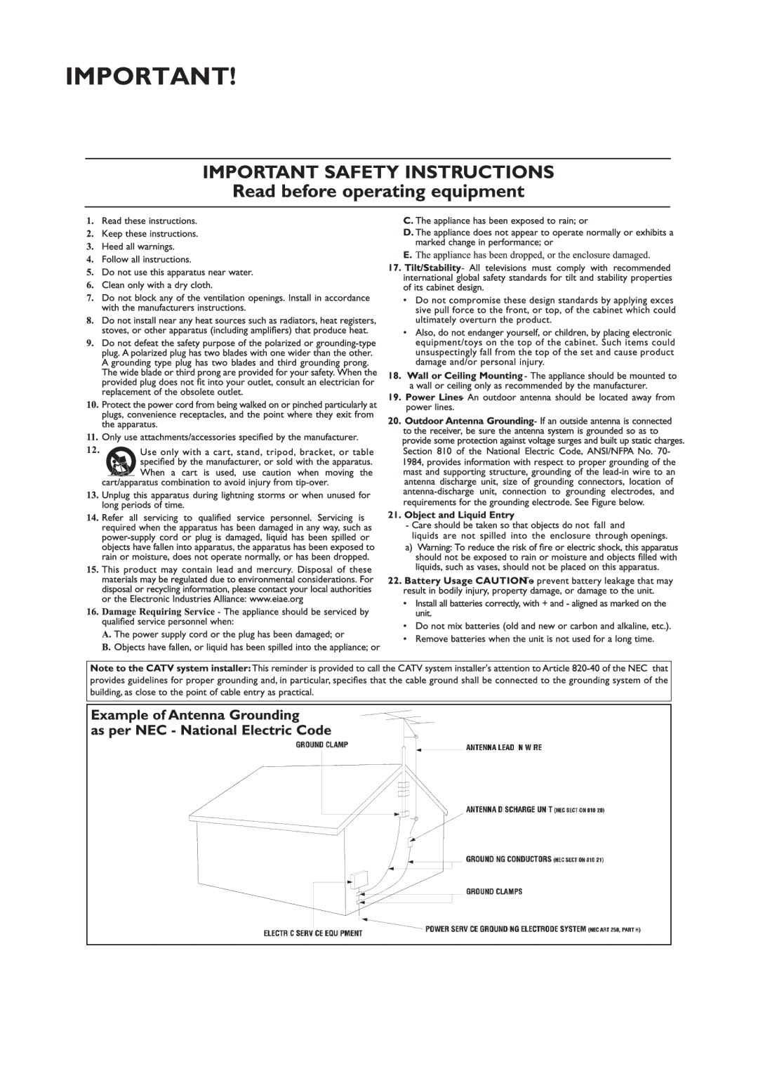 Philips 37PFL7342 user manual 