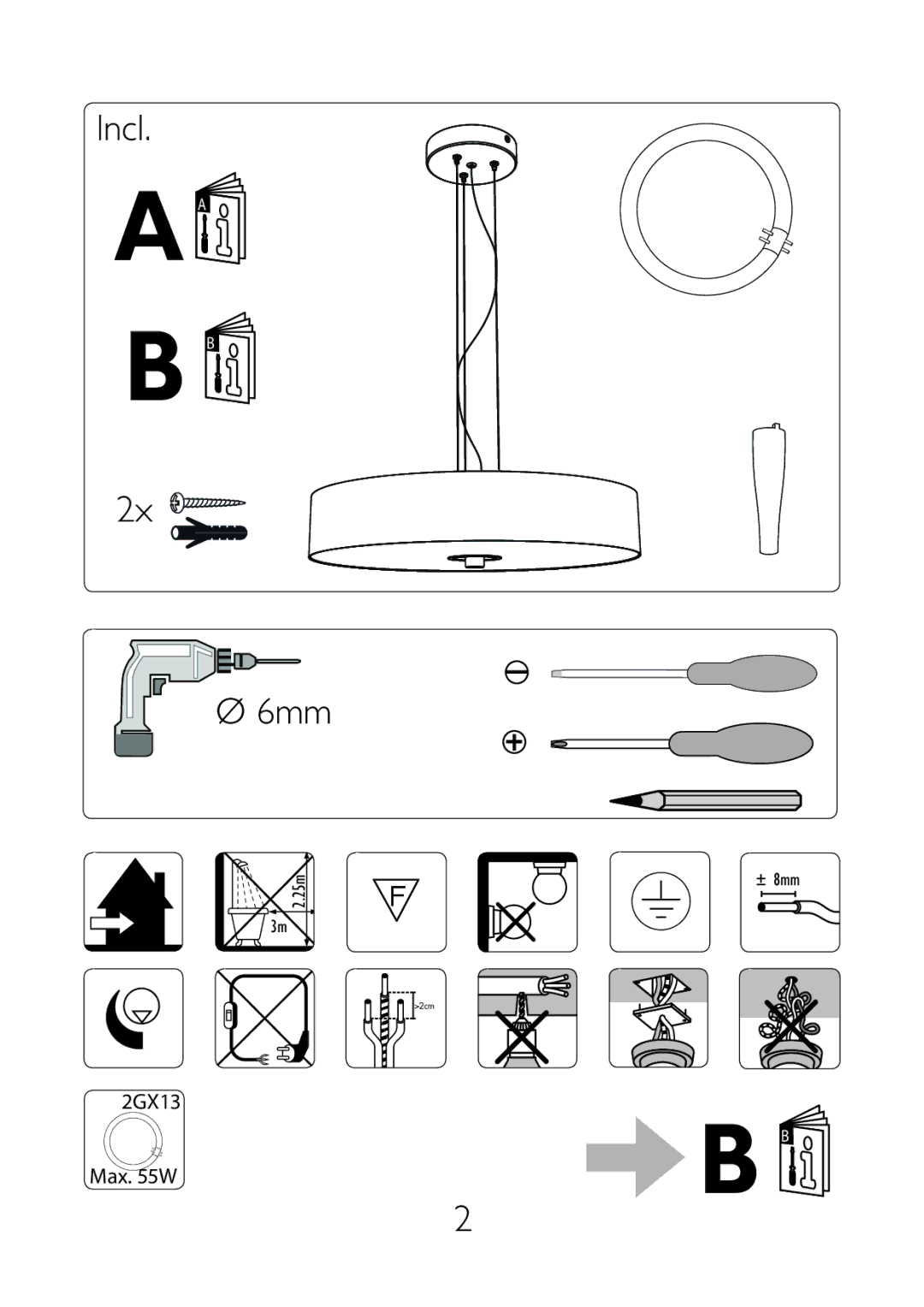 Philips 40339/**/16 user manual ±8m8mm 