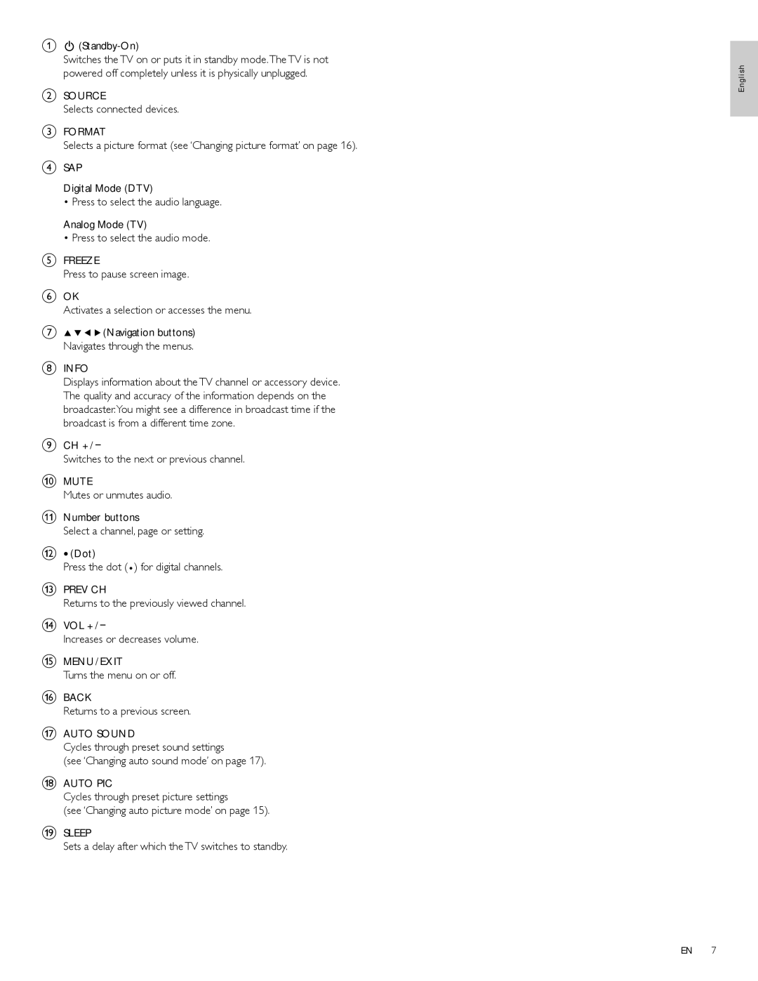 Philips 40PFL3706, 46PFL3706 user manual Standby-On, Info 