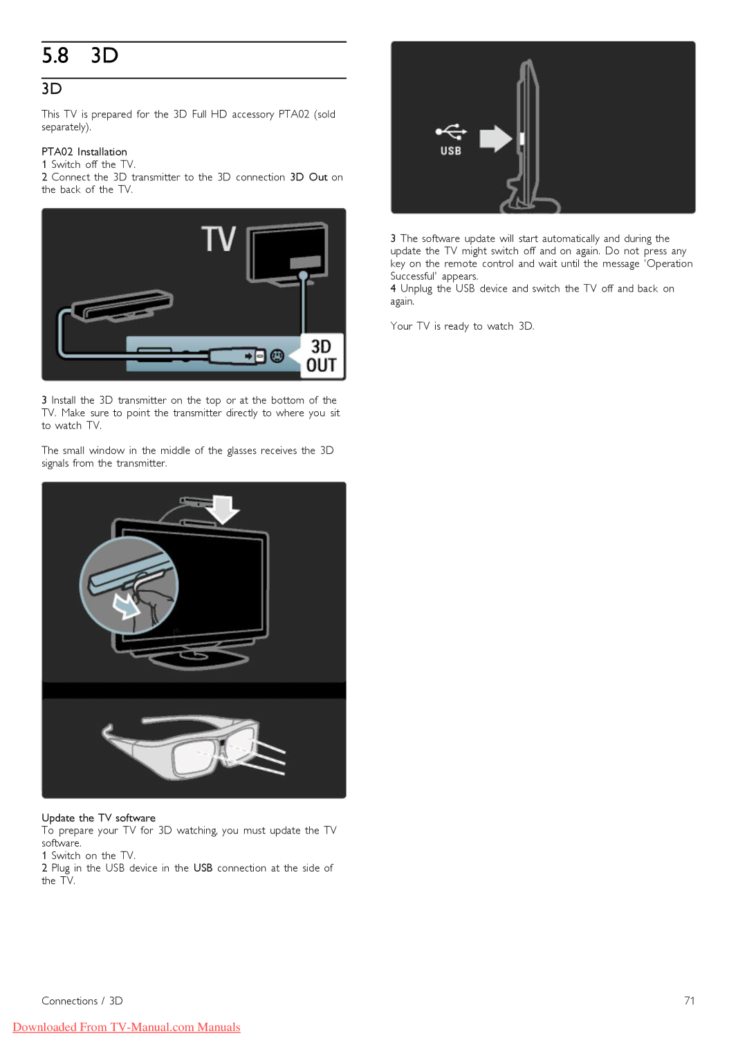 Philips 40PFL97151K manual 