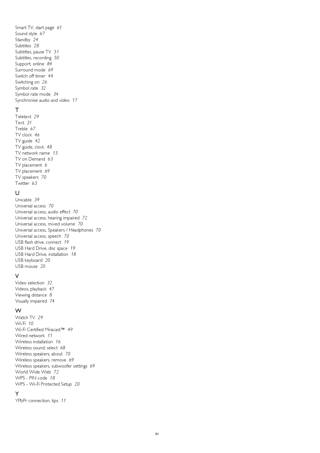 Philips 48PFK5709, 40PFS5709, 55PFS5709, 48PFS5709, 55PFK5709, 32PFK5709, 40PFK5709, 32PFS5709 user manual 