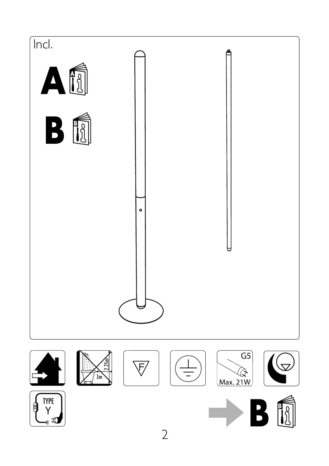 Philips 42199/87/16 user manual Aa B B 