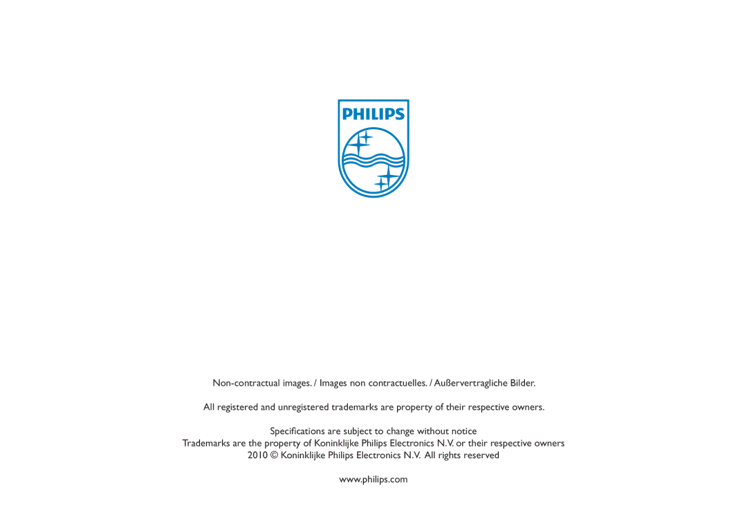 Philips 42HFL5382 manual 