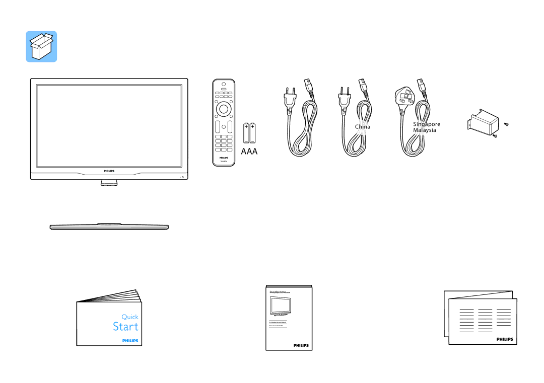 Philips 42HFL5382 manual Aaa 