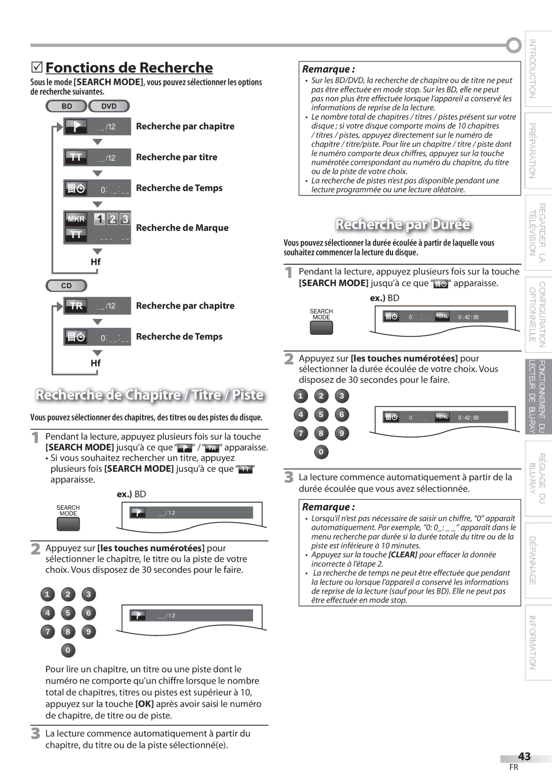 Philips 42MD459B user manual  Fonctions de Recherche, Recherche de Marque 