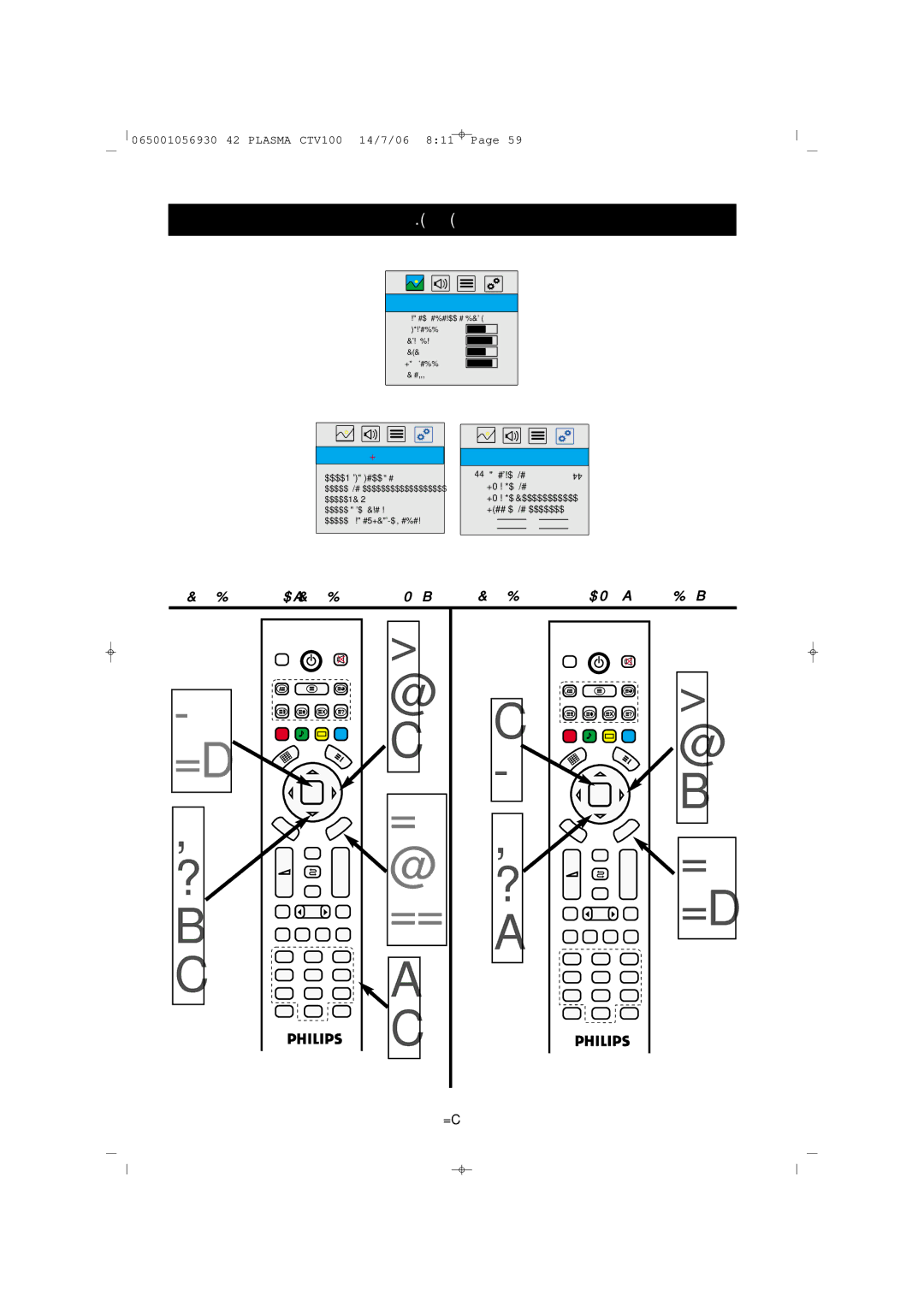 Philips 42PF1000/62 user manual Timer 