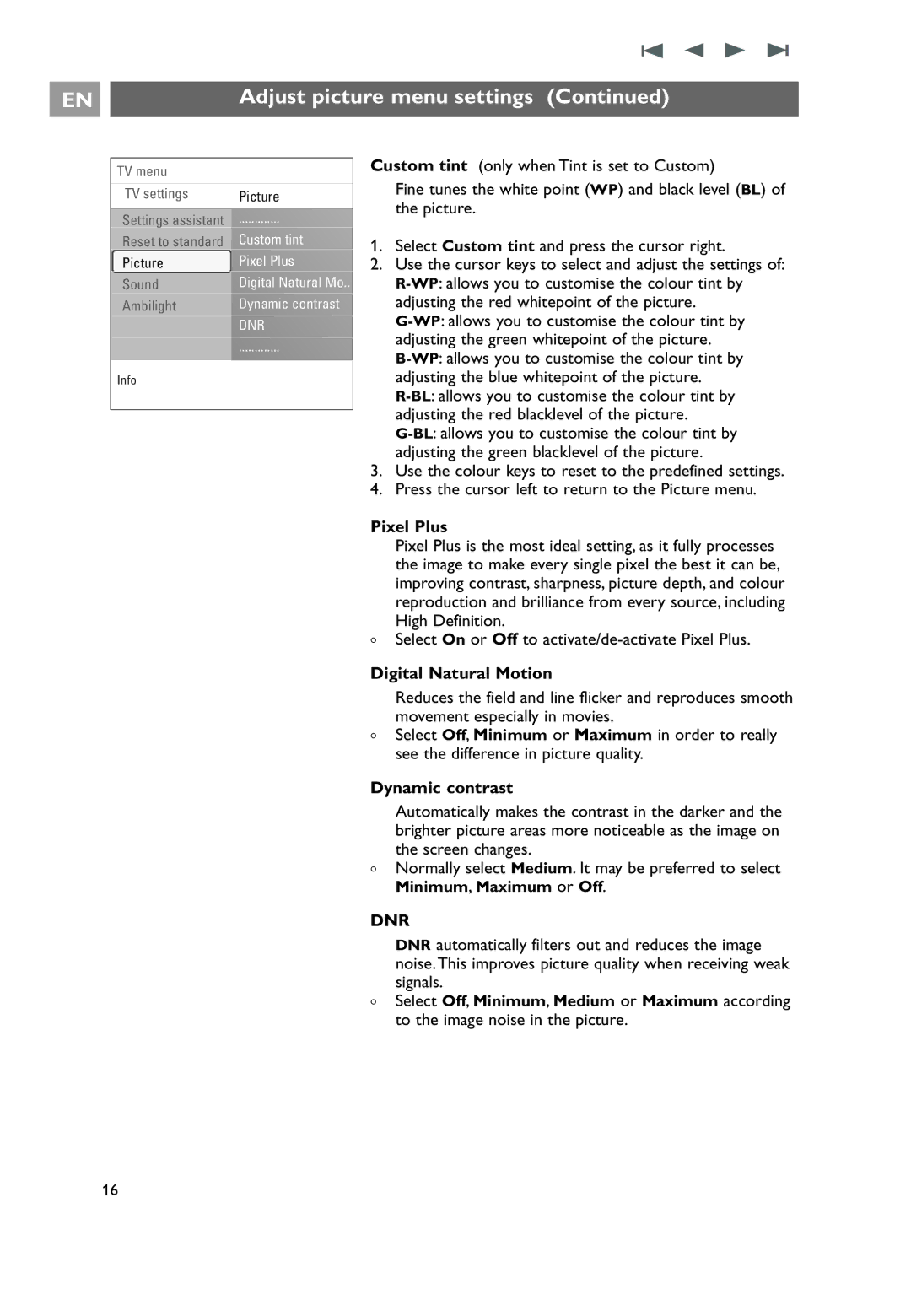 Philips 42PF9631D/10, 42PF9641D/10, 37PF9631D/10 user manual Pixel Plus, Digital Natural Motion, Dynamic contrast 