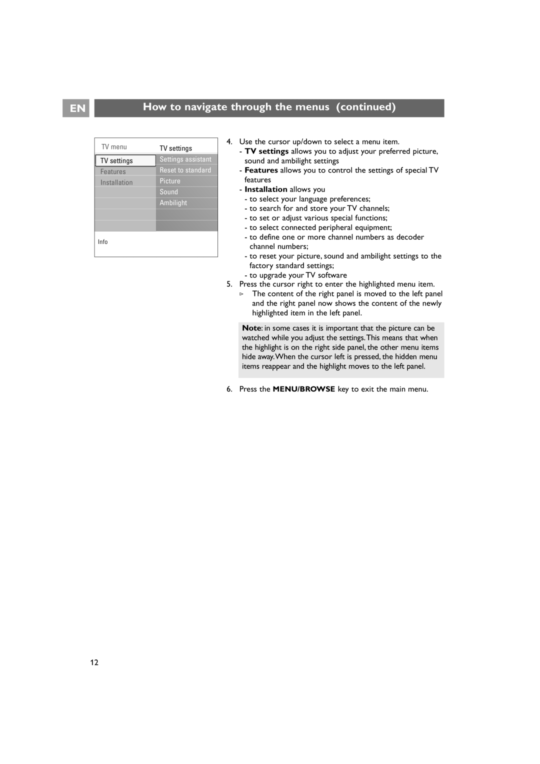 Philips 42PF9641D/10 instruction manual Installation allows you 