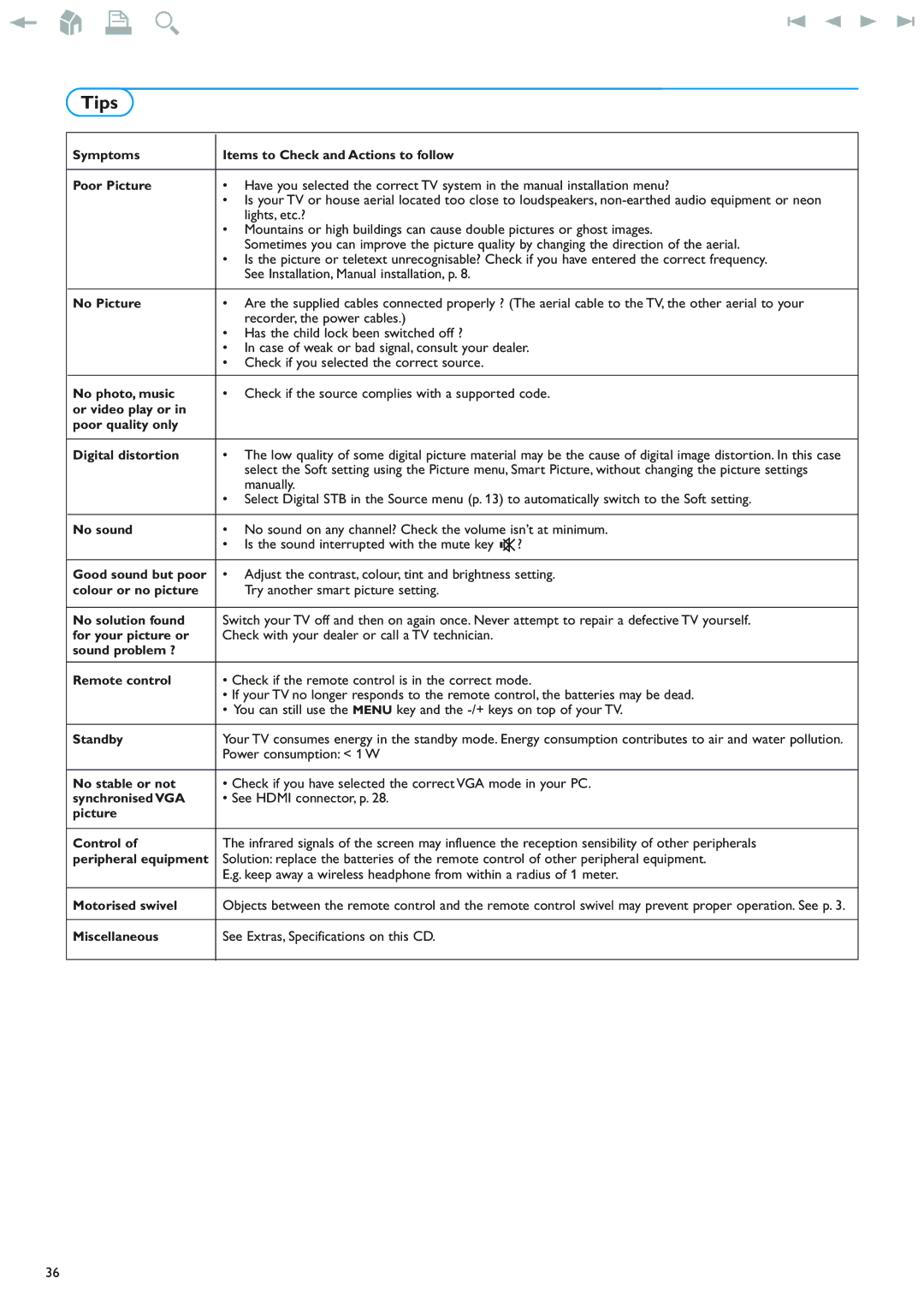 Philips 42PF9830/69-79 instruction manual Tips, Check if the source complies with a supported code 