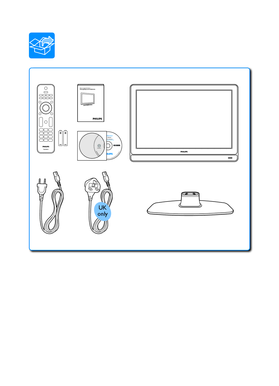 Philips 42PFL3404/12 manual Only 