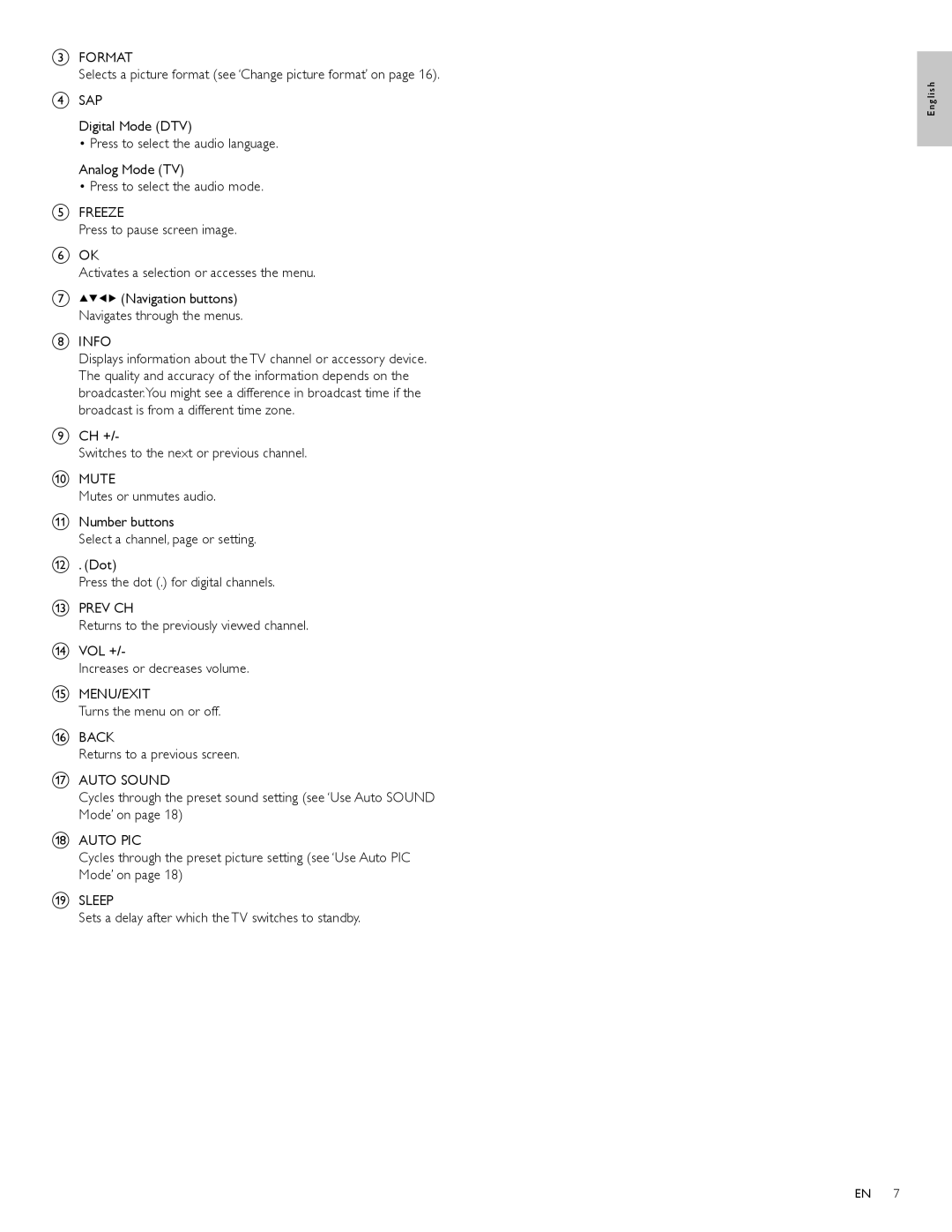 Philips 32PFL3514D, 42PFL3704D, 32PFL3504D user manual Info 