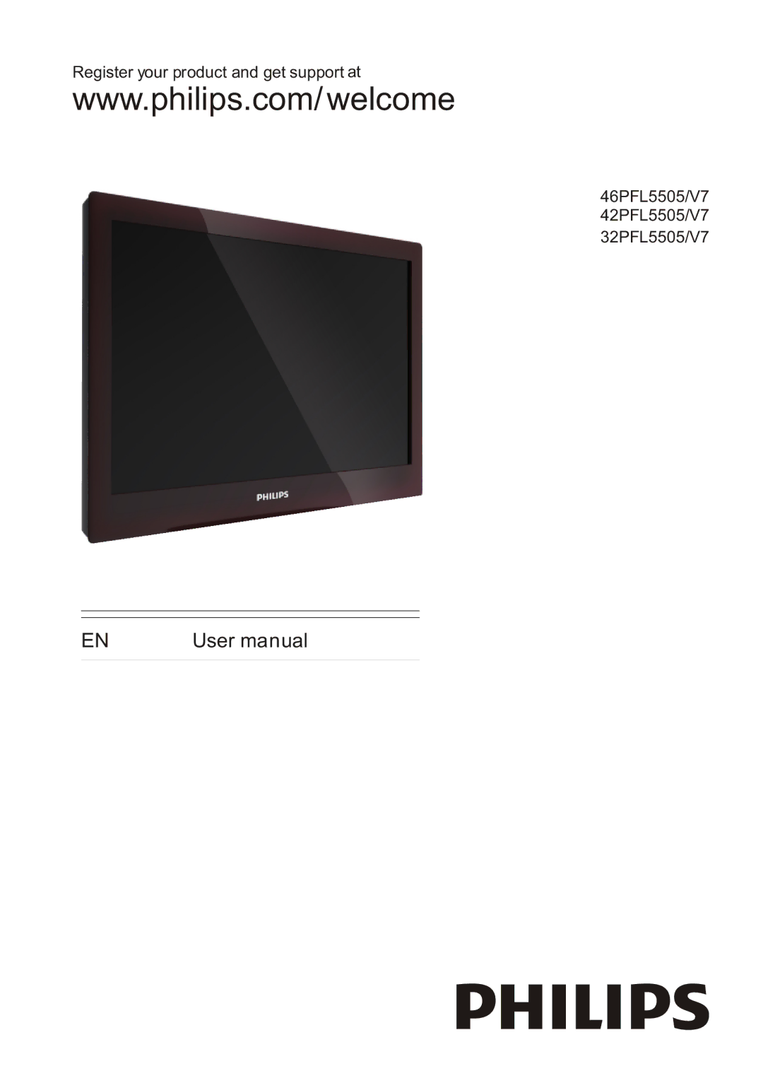 Philips 32PFL5505/V7, 42PFL5505/V7, 46PFL5505/V7 user manual 