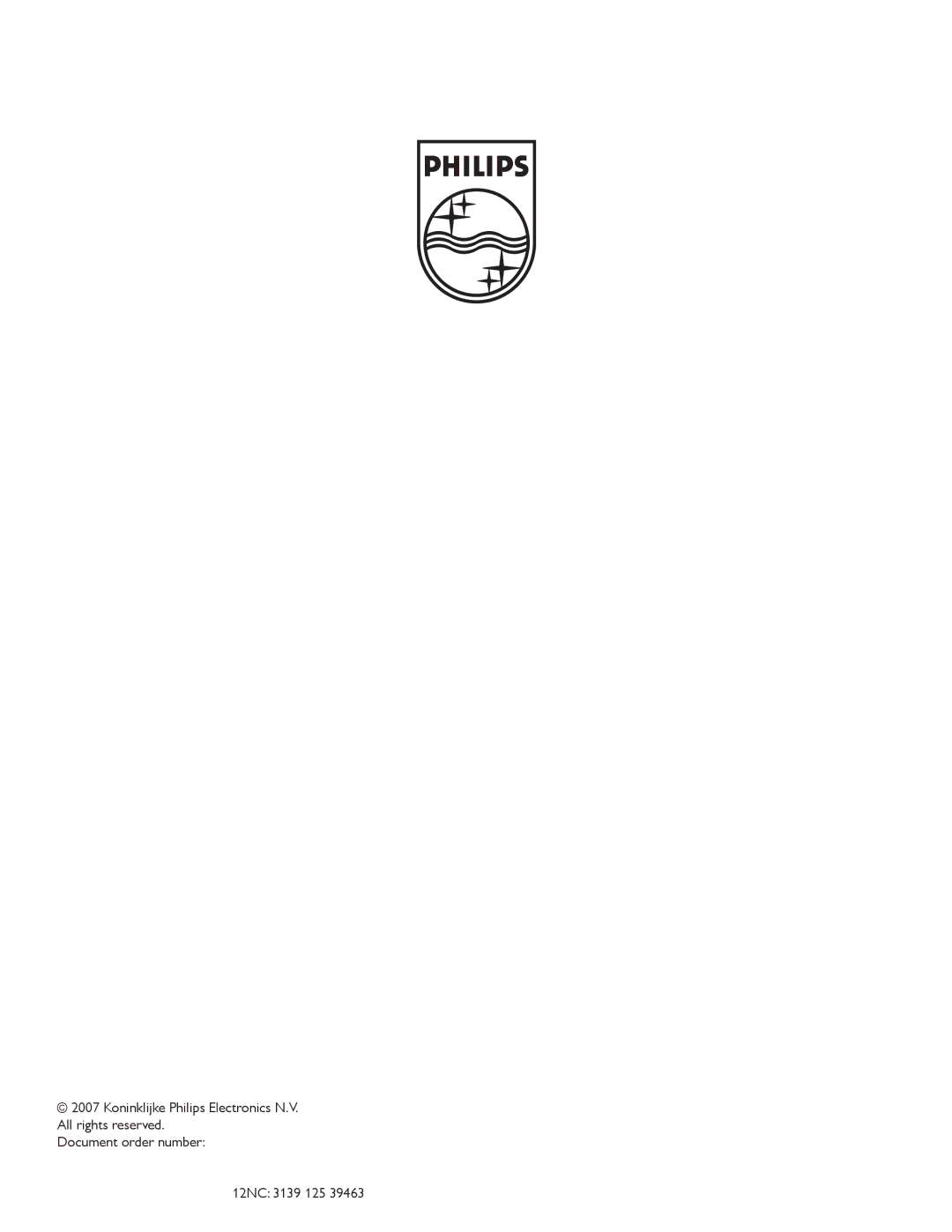 Philips 42PFL5603D user manual 