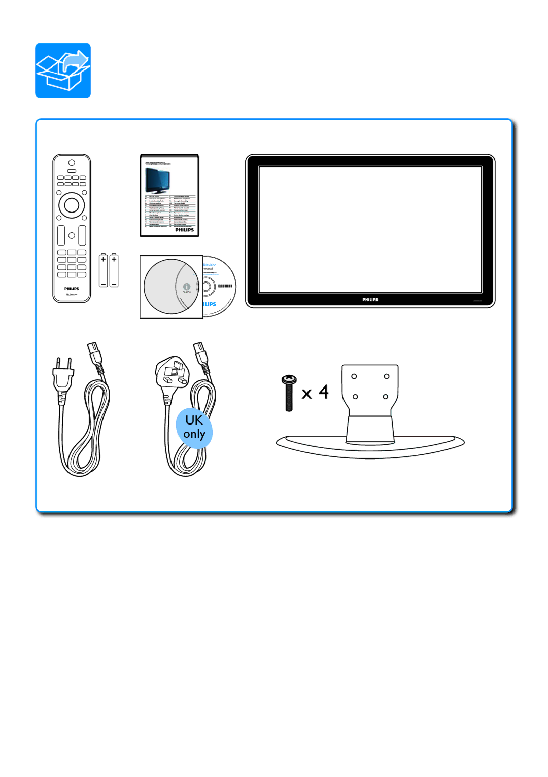 Philips 42PFL5624H/12, 32PFL5624H/12 manual Only 