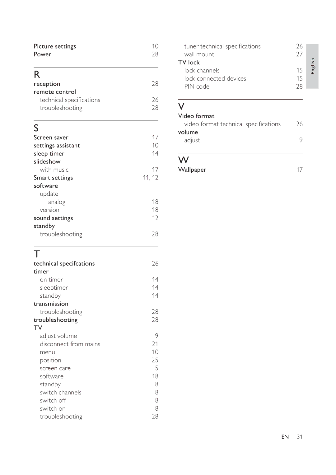 Philips 47PFL6609/93, 42PFL6609/93 user manual Volume Adjust Wallpaper 