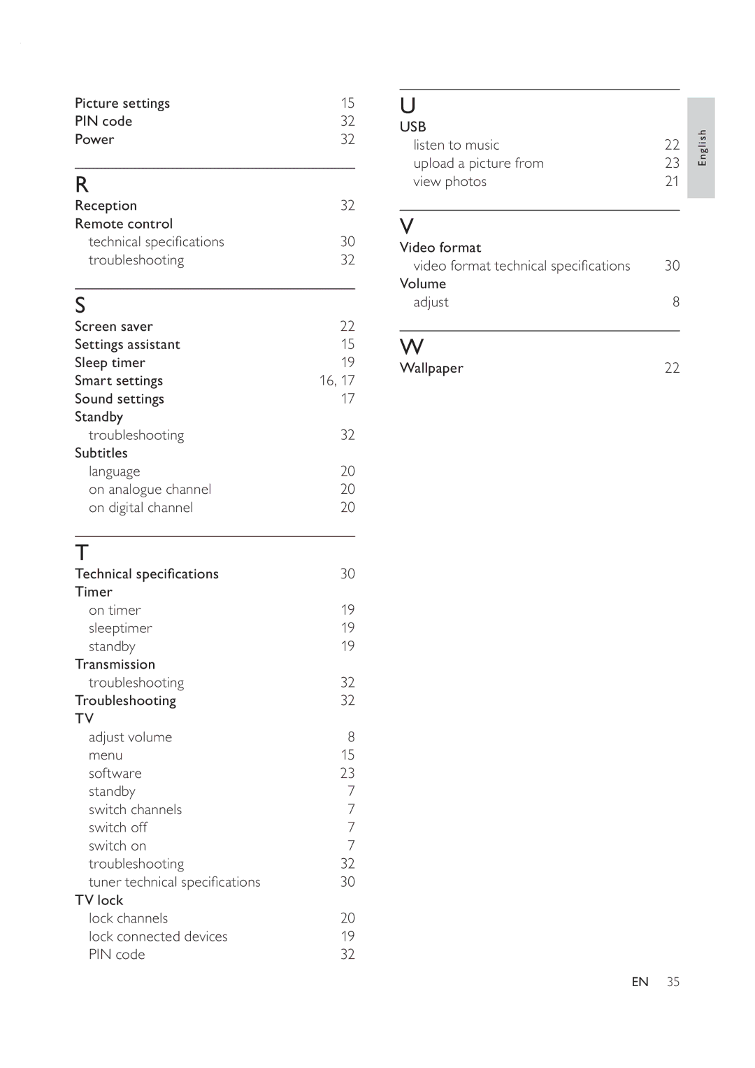 Philips 42PFL7409D/30 user manual Volume Adjust Wallpaper 