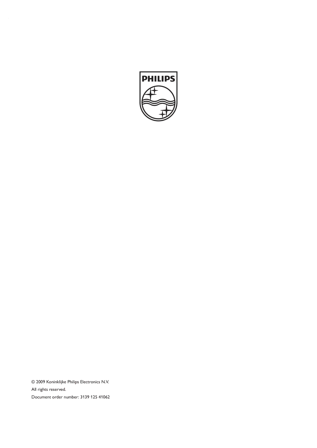 Philips 42PFL7409D/30 user manual 