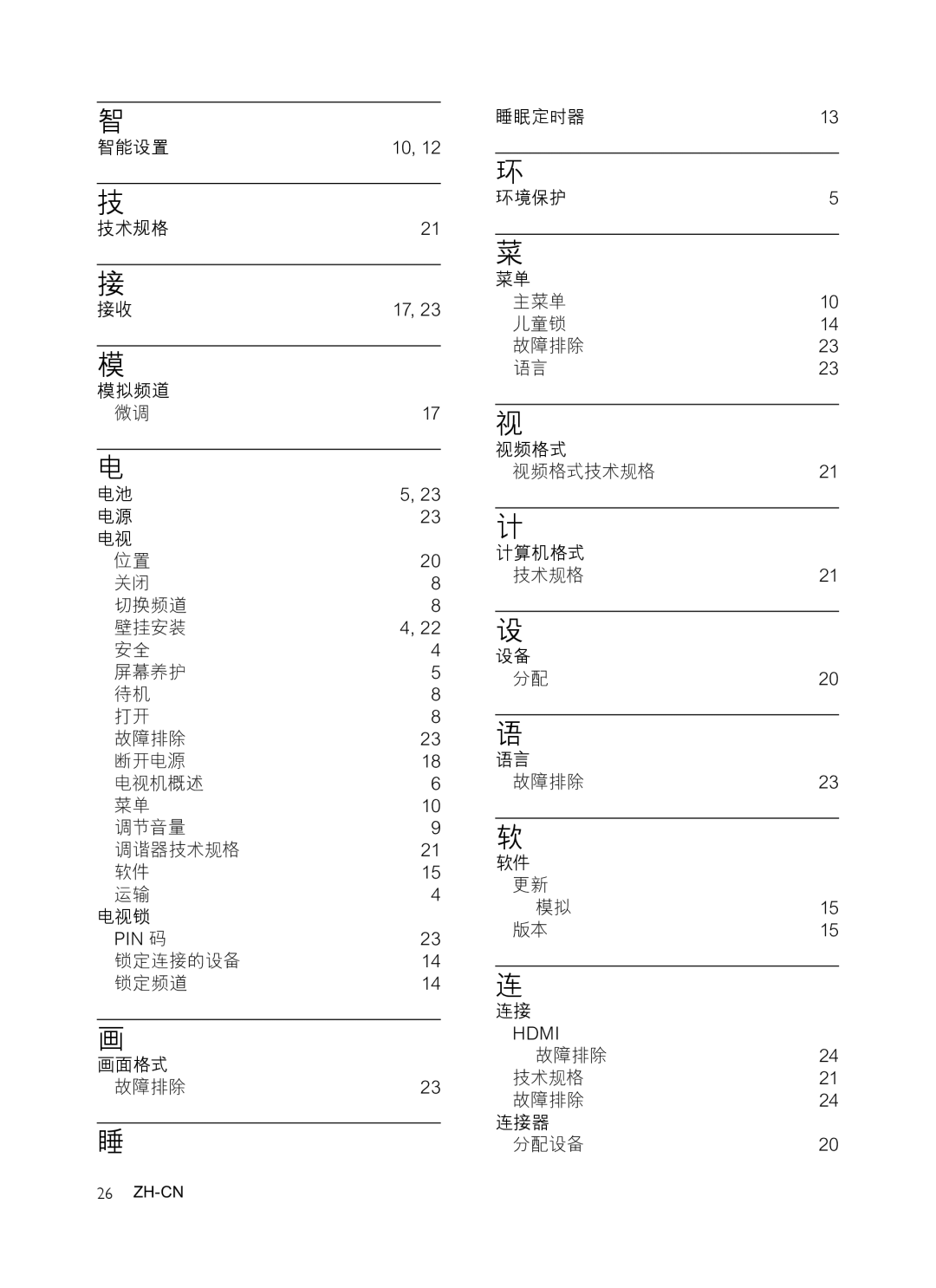 Philips 32PFL3409/93, 47PFL3609/93, 42PFL3609/93 manual 故障排除 技术规格 连接器 分配设备 