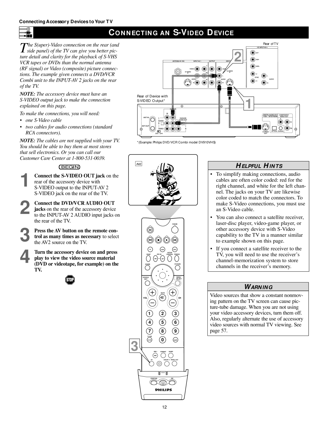 Philips 50PP 9202, 60PP9202, 43PP9202 manual Connecting AN, Video Device 