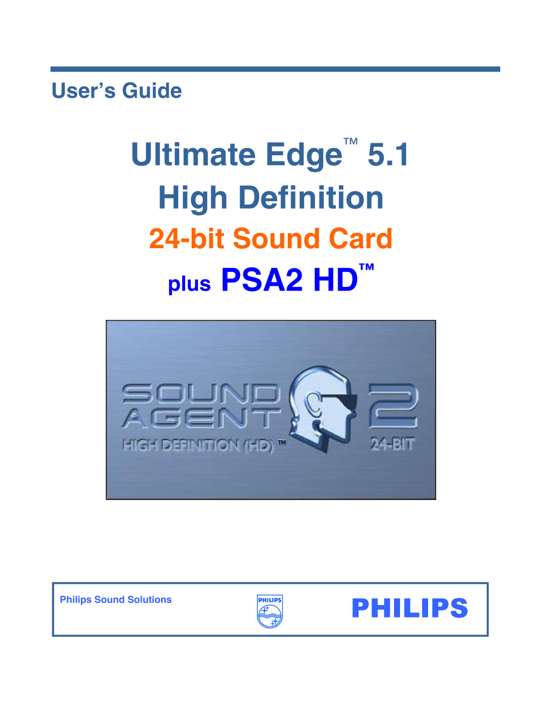 Philips 5.1 manual Ultimate Edge High Definition 