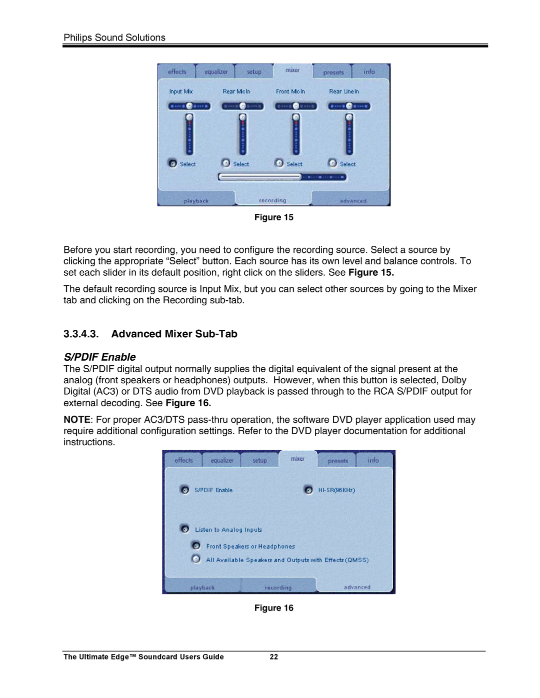 Philips 5.1 manual Pdif Enable 