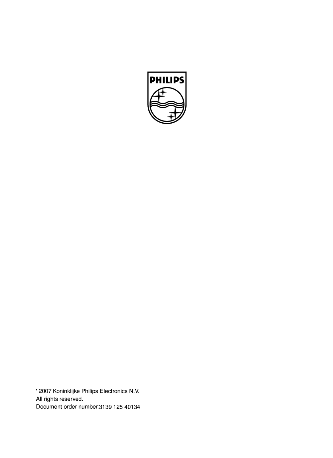 Philips 52PFL7403, 42PFL7403, 42PFL5203, 52PFL5403, 42PFL5403, 42PFL7603, 47PFL5403 user manual 