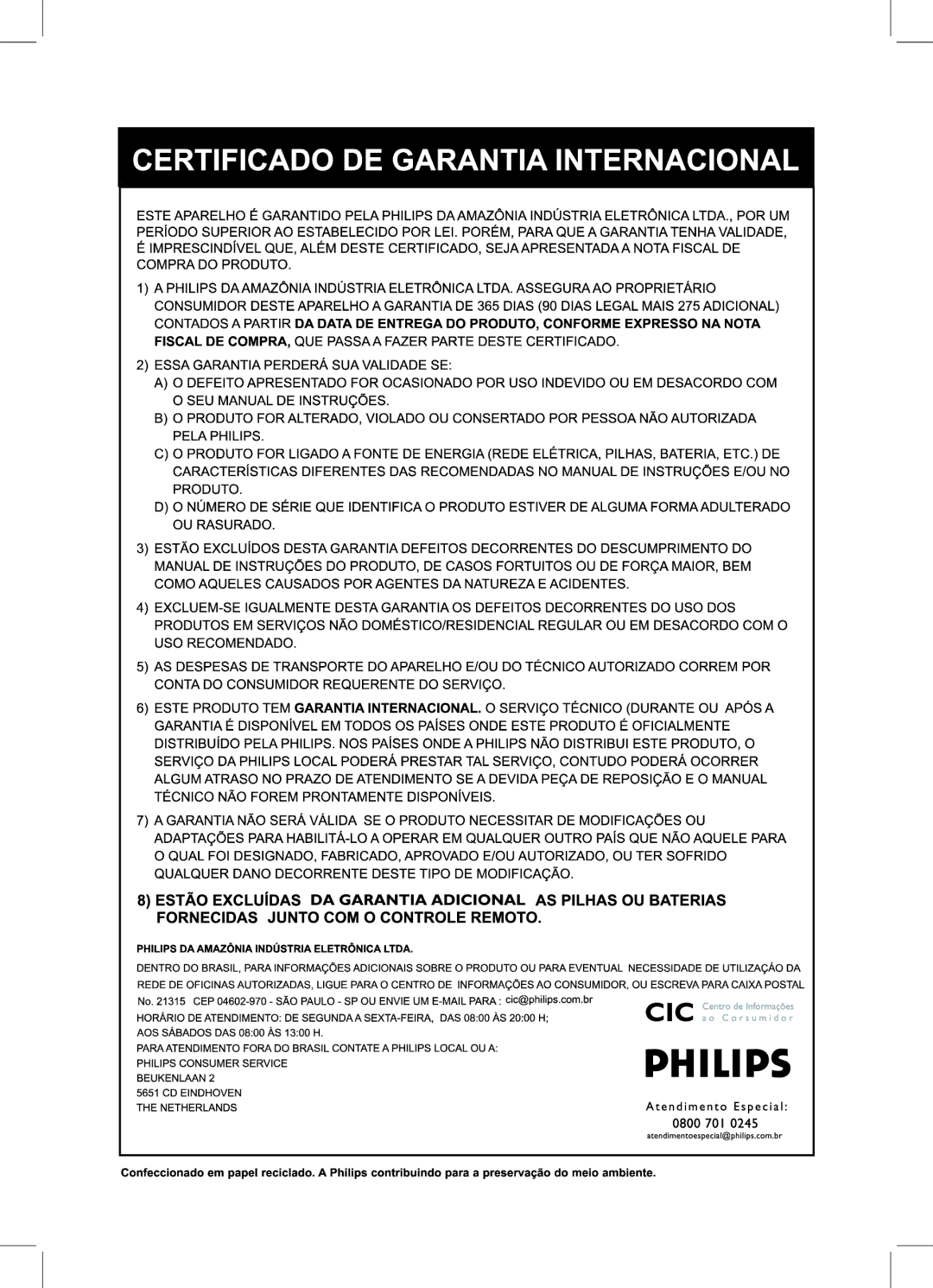 Philips 52PFL7932D manual 