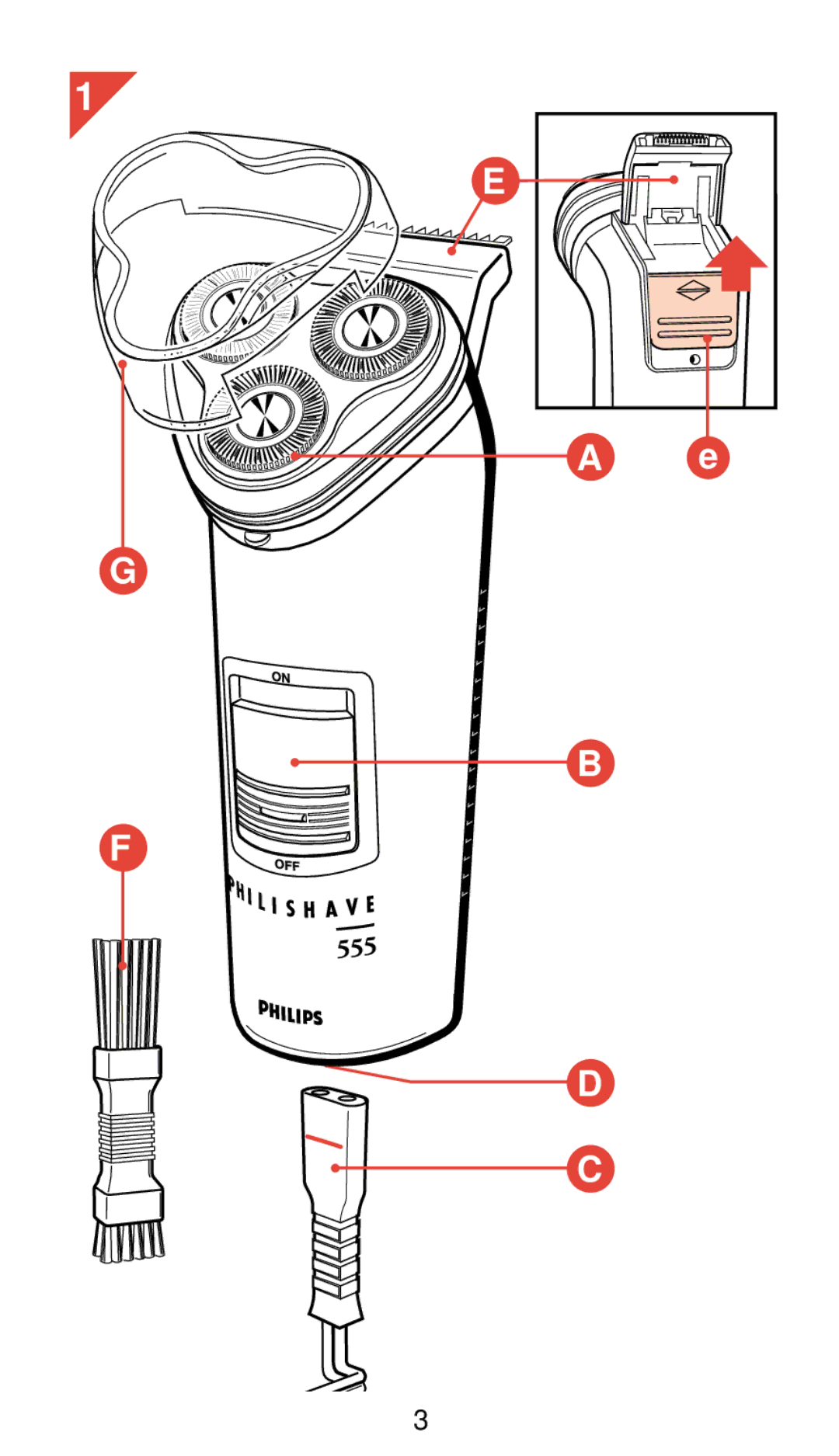 Philips 555, 545 manual 