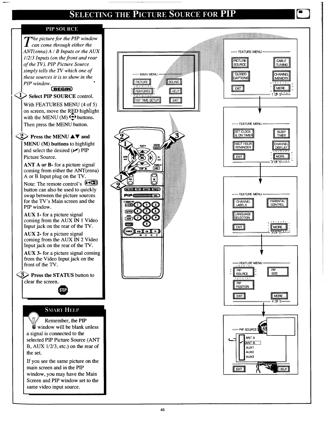 Philips 54XP43C/37 manual 