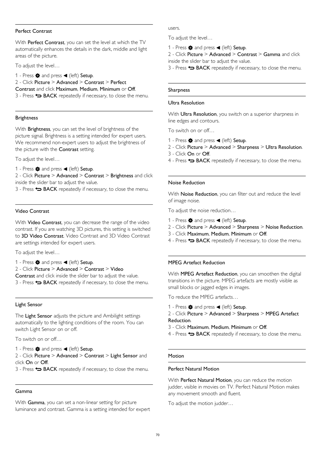 Philips 55PUS8809 user manual 