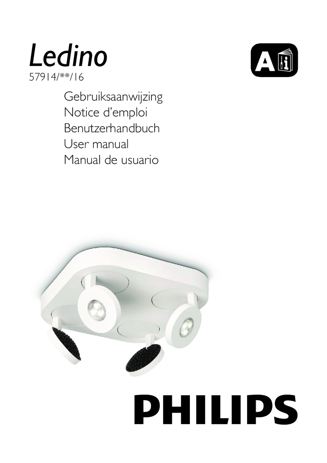 Philips 57914, 57916 user manual Ledino 