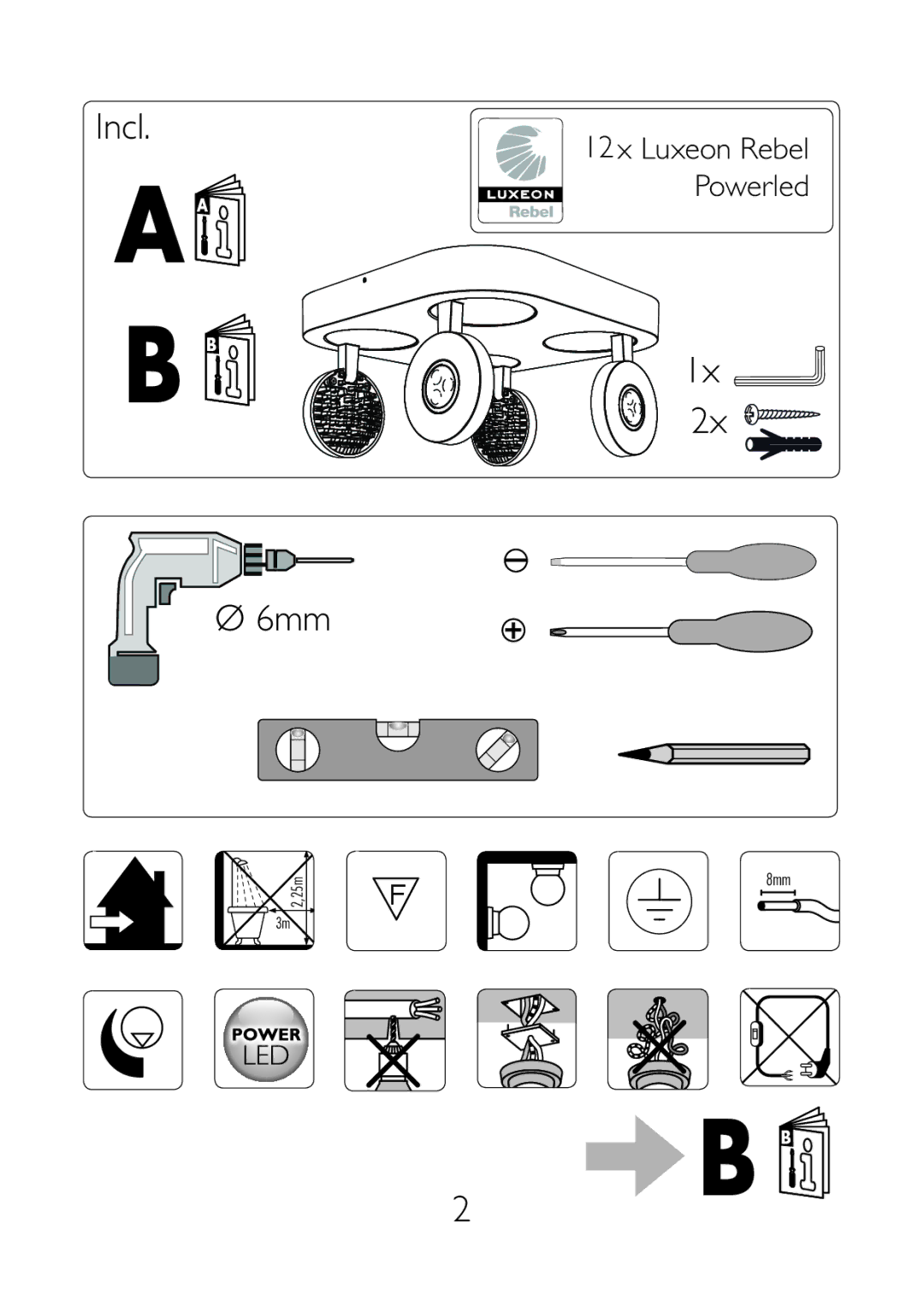 Philips 57916, 57914 user manual Incl 