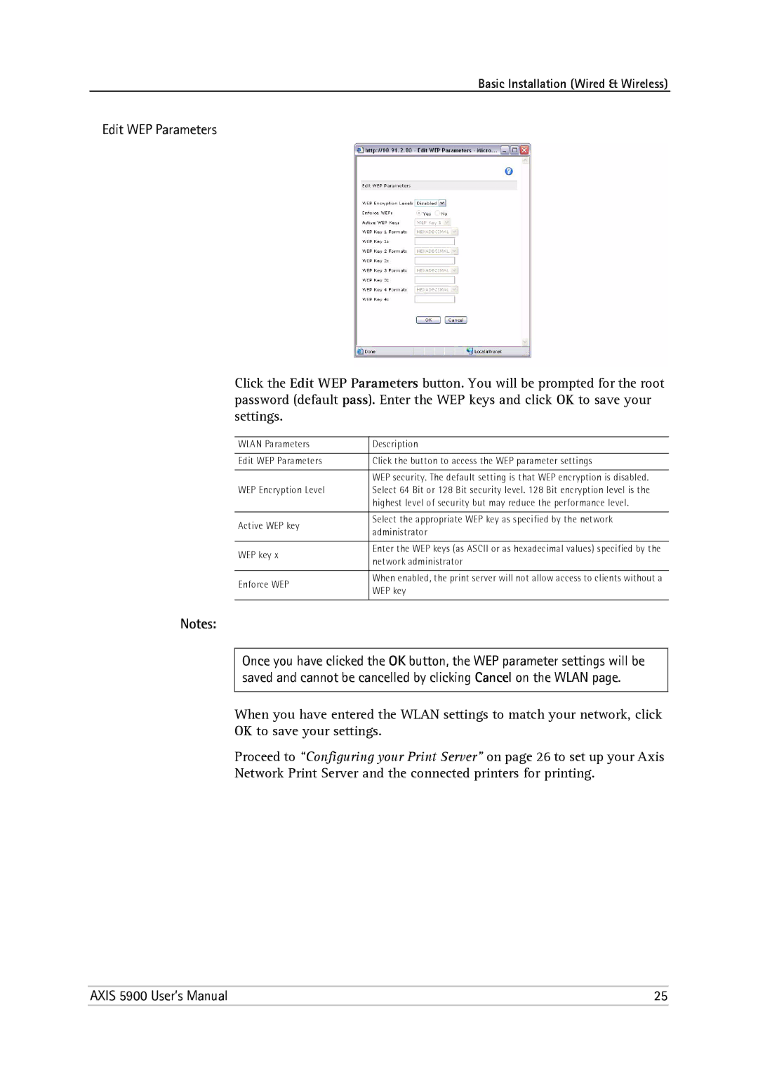 Philips 5900 user manual WEP Encryption Level 