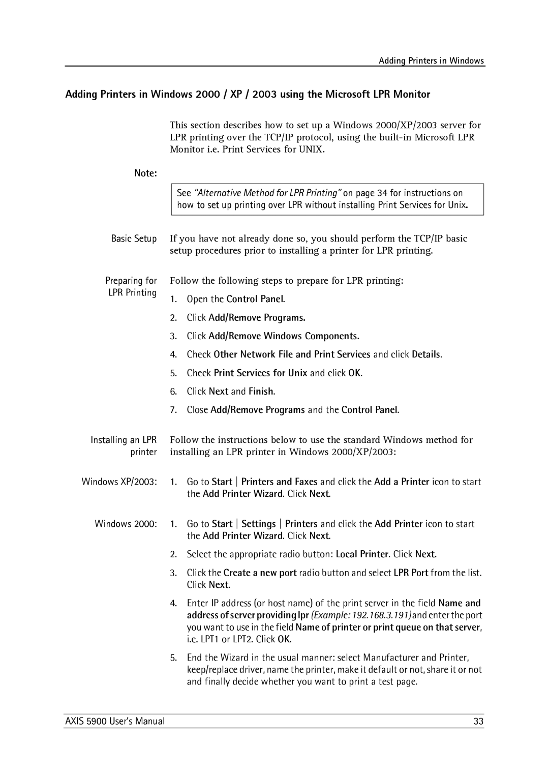 Philips 5900 user manual Basic Setup, Click Next and Finish, Close Add/Remove Programs and the Control Panel 