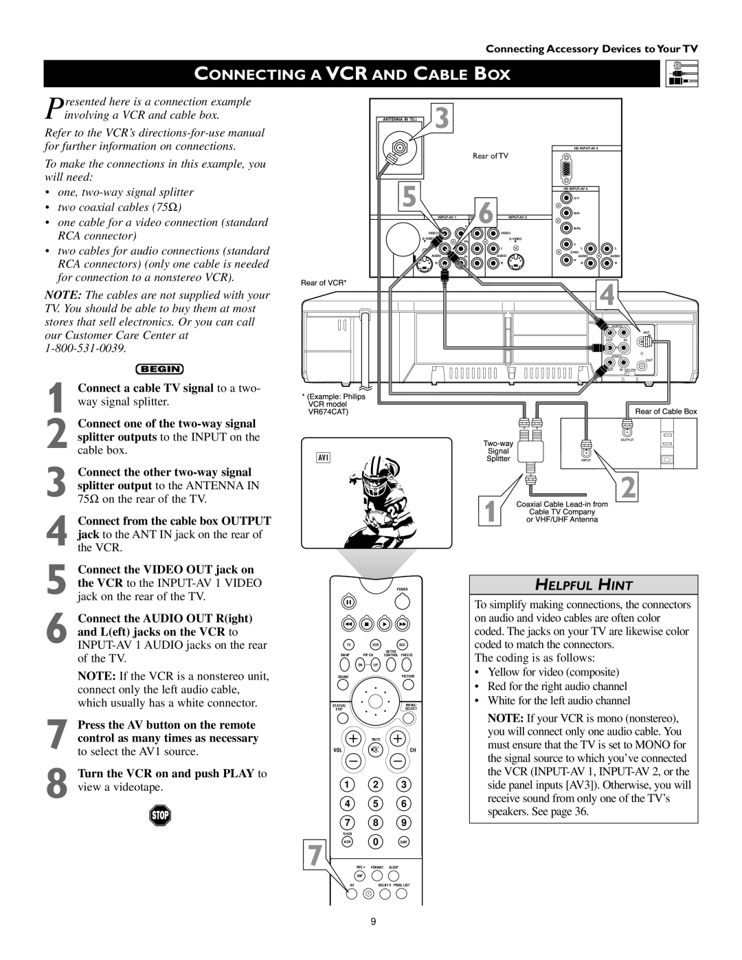 Philips 55PP 9352, 60PP 9352 manual Ant 