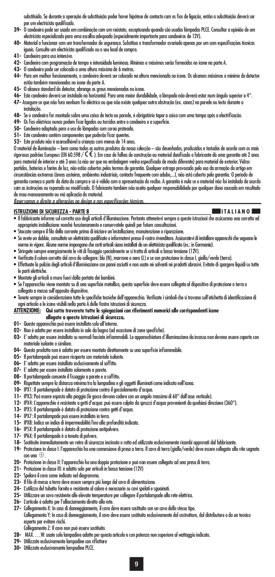 Philips 66703/87/16 user manual Candeeiro para uso intensivo, A L I a N O, Con una 