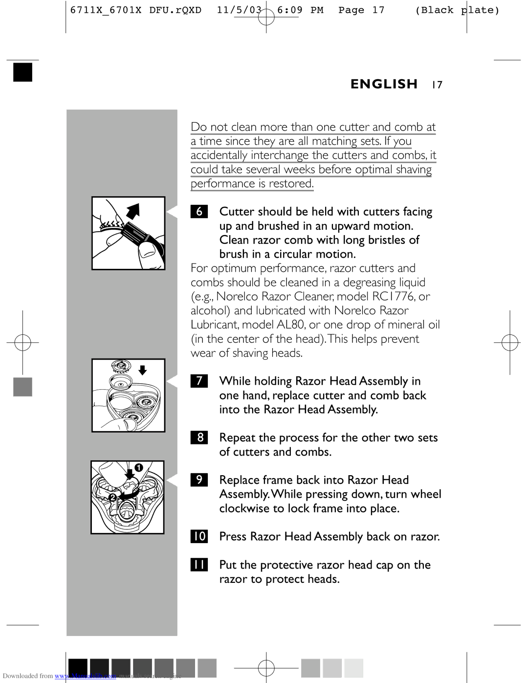 Philips 6701X, 6711X manual English 