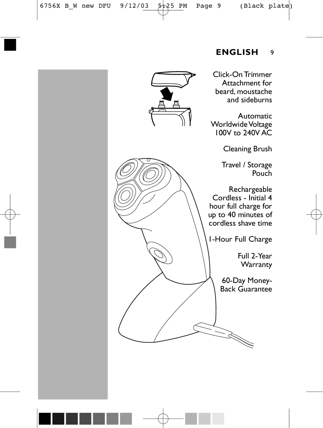 Philips 6756 X manual English 