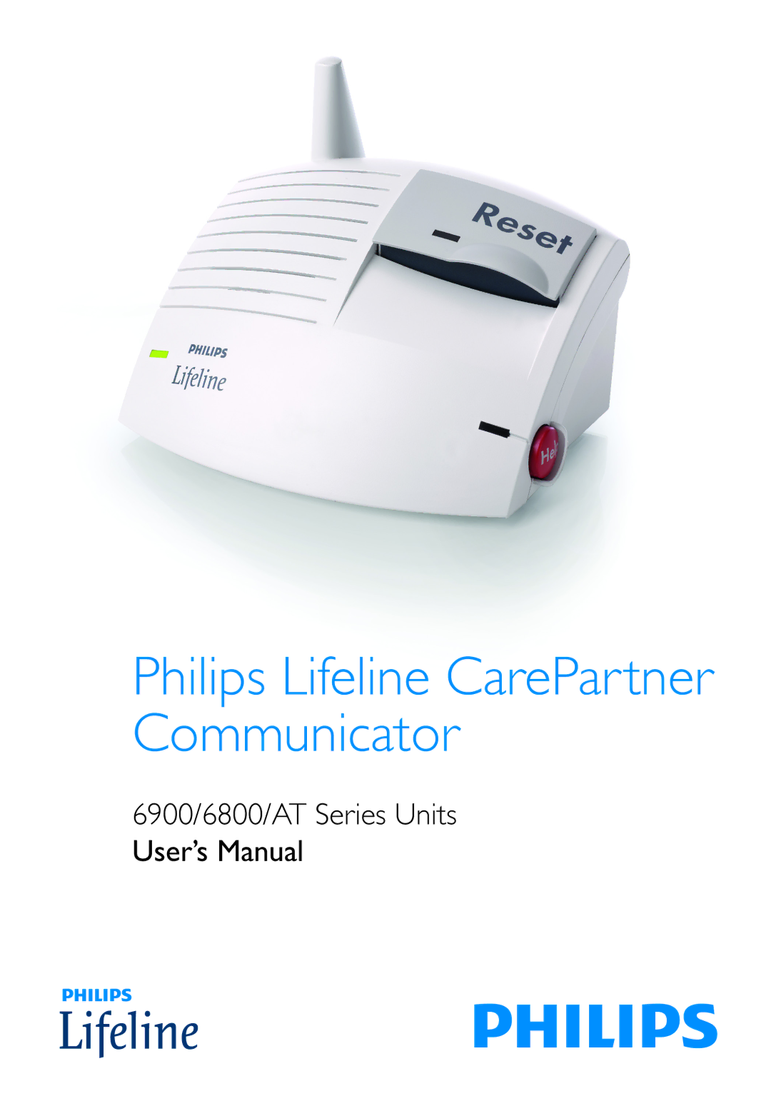 Philips 6900, 6800 user manual Philips Lifeline CarePartner Communicator 