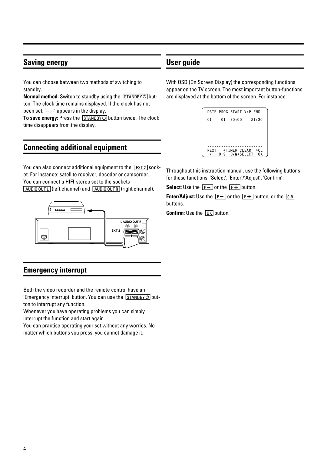 Philips 686 operating instructions Us uz tw Fzw u v Tx u zs 