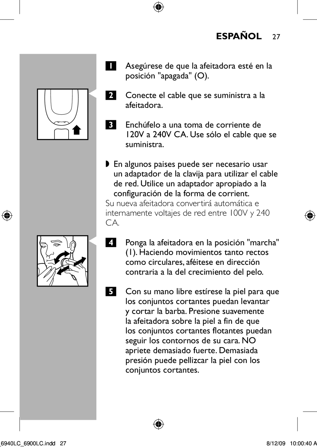 Philips 6900LC manual Español 