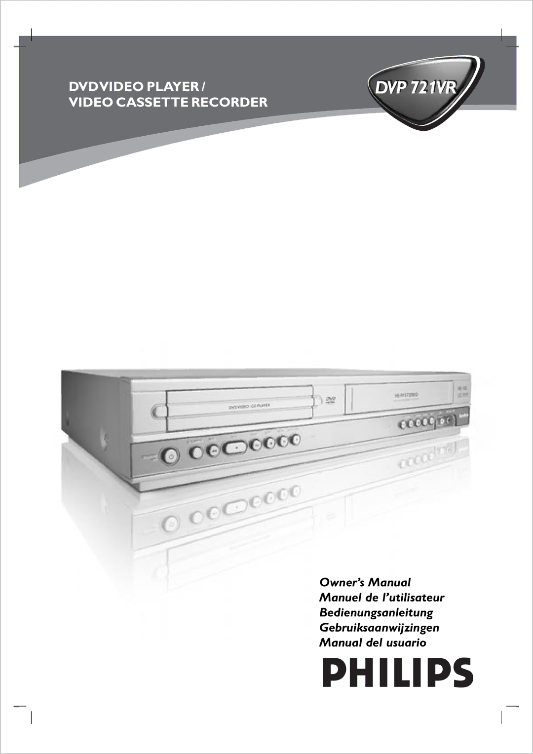 Philips owner manual DVP721VR 