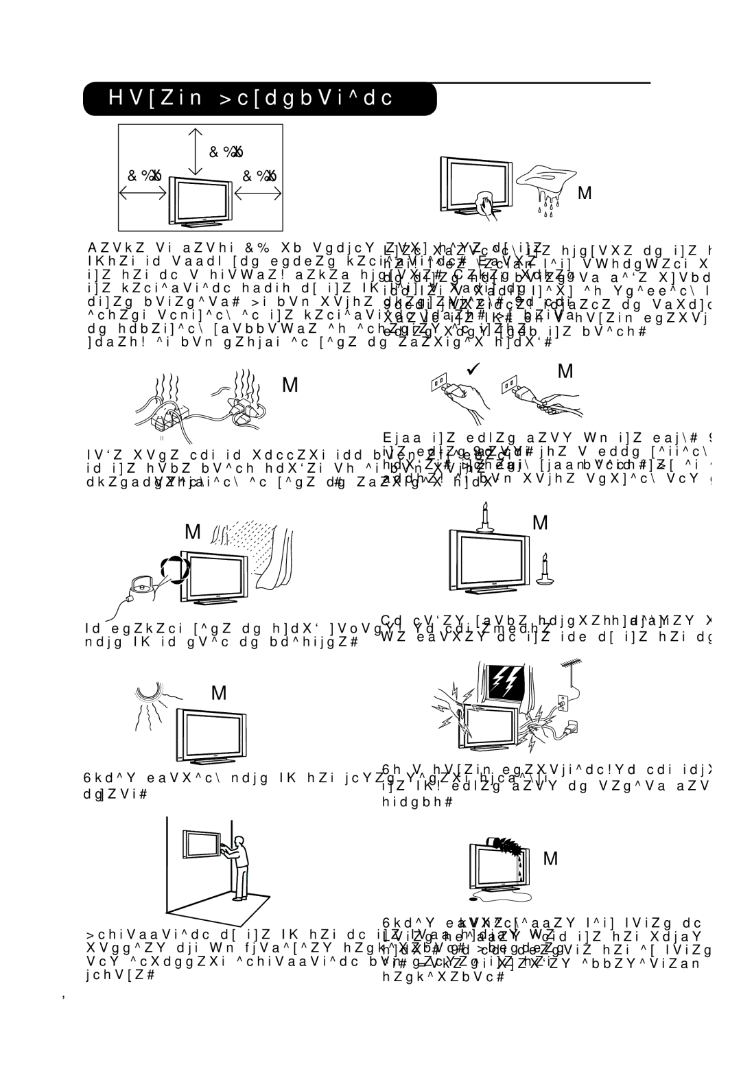 Philips 7521D manual Safety Information, 10 cm, To prevent fire or shock hazard, do not expose, Your TV to rain or moisture 