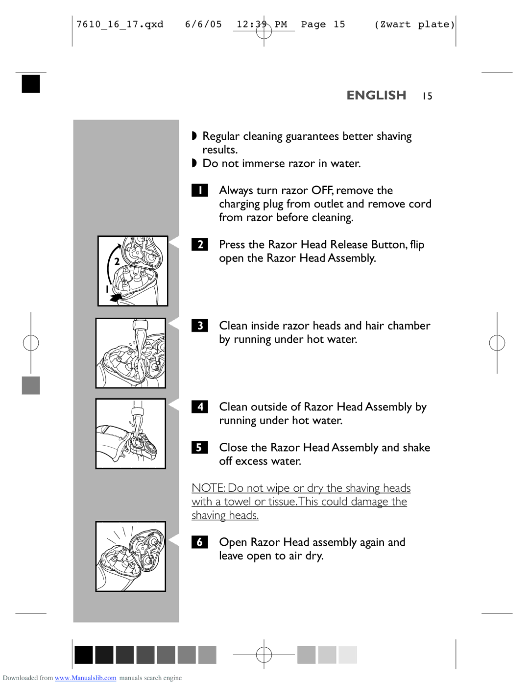 Philips 7610X, 7616X manual English 