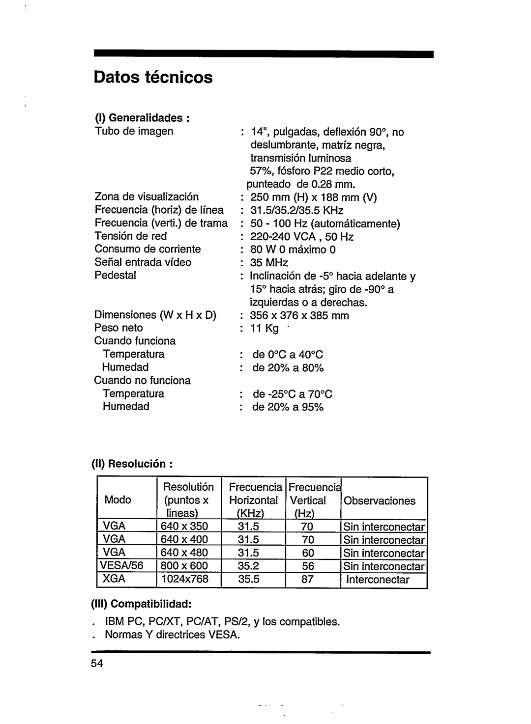 Philips 7CM5209 manual 