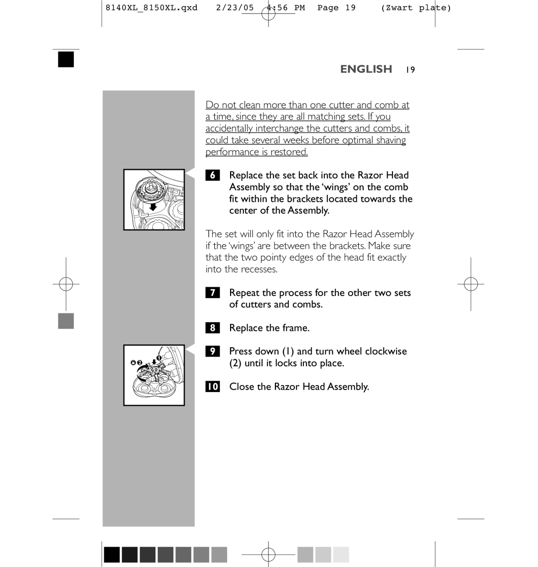 Philips 8150XL, 8151XL manual English 