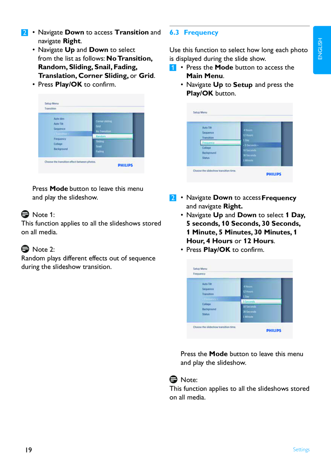 Philips 8FF2FPB user manual Frequency 